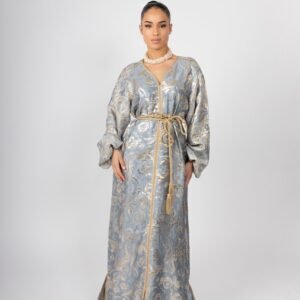 JOLIE BROCARD CAFTAN - Ash Blue