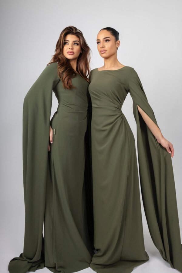 SILA Dress - Olive Green - Image 4