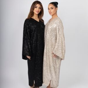 SEQUIN Dress - BLACK - ONE SIZE
