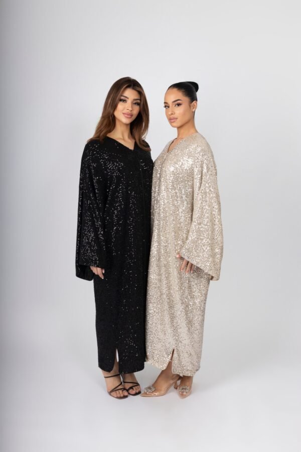 SEQUIN Dress - BLACK - ONE SIZE