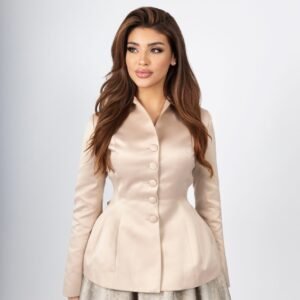 Silky Popline Jacket - Soft Rose