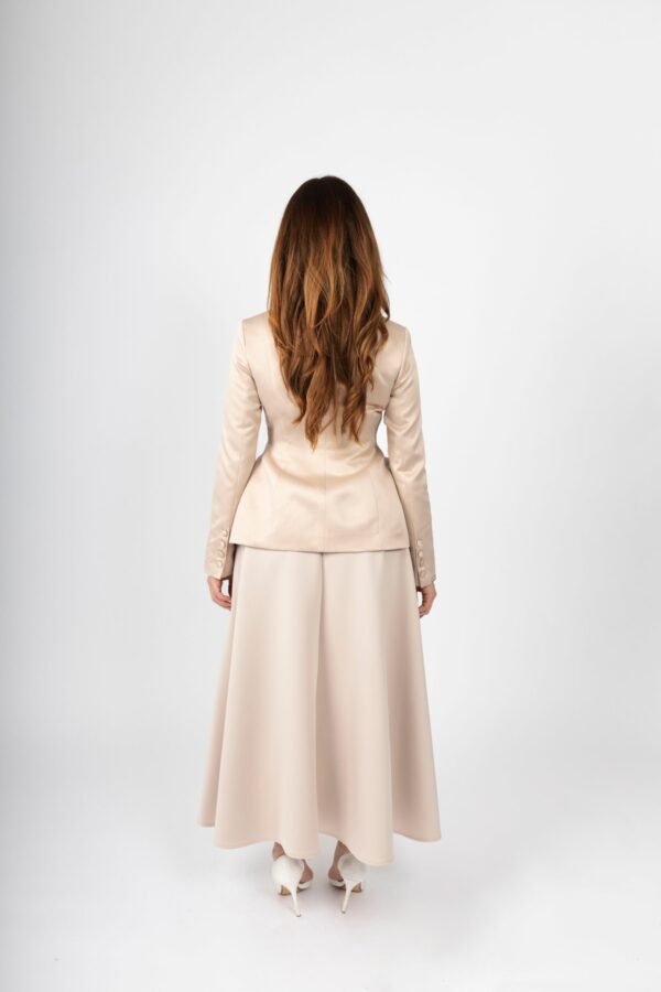 Silky Popline Jacket - Soft Rose - Image 6