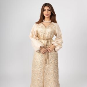 JOLIE BROCARD CAFTAN - Soft Rose