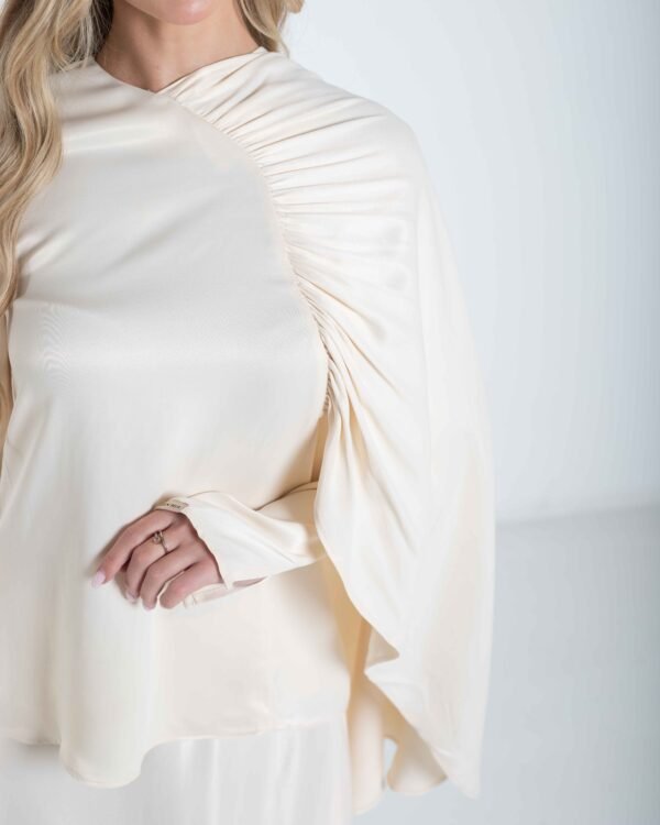 DRAPÉE Top - Ecru - Image 2